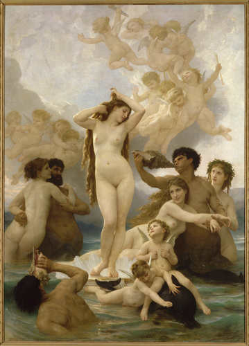 Venus geboorte William Bouguereau 1879 300 x 215 Orsay