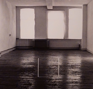 Vierkant op de vloer